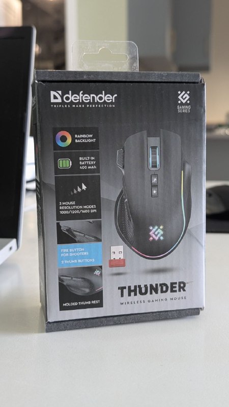 Беспроводная игровая мышь Defender Thunder GM-213 3