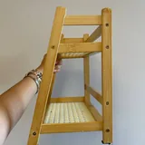 Настольная двухъярусная деревянная полка 1