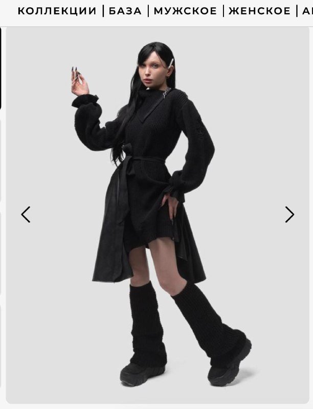 Платье FB2 размер M черное 3