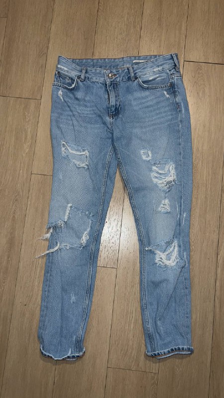 Джинсы Zara рваные, размер 36