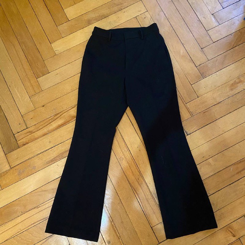 Брюки Uniqlo классика клеш со стрелками, размер XS 2