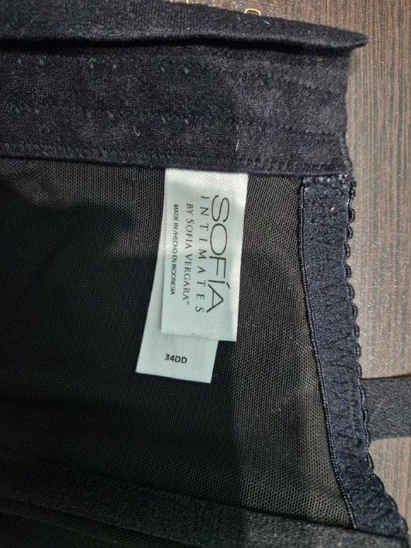 черный кружевной бюстгальтер 34DD 2