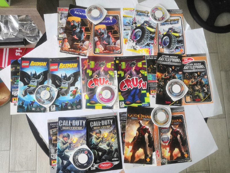 Лицензионные Игры PSP Tekken 6, God of War, Gran Turismo, GTA и др. 4