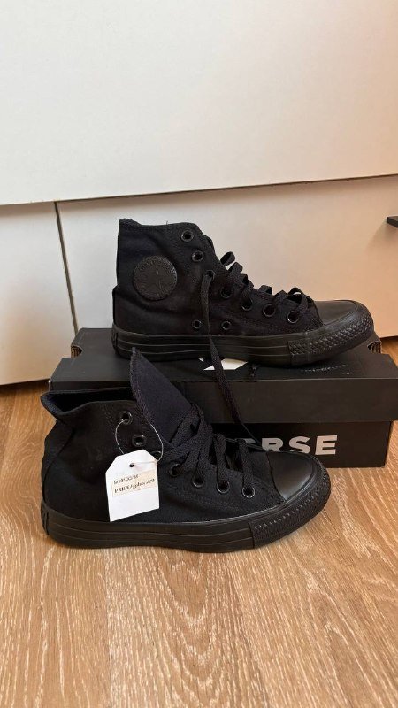 Черные кеды Converse, размер 35