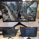 Клавиатура Keychron Q8 Knob, монитор LG 27UN880P-B, монитор Acer240Y 3