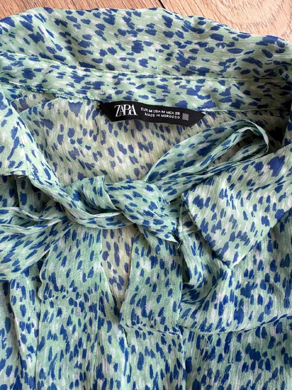 Женские платья Zara, футболка, костюм брюки и рубашка 7
