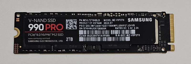 Ноутбук Lenovo X1 Carbon 6th Gen, SSD Samsung 990 PRO 2TB 5