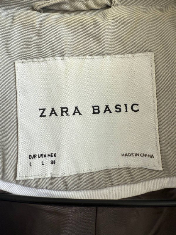 Тренч ZARA BASIC размер M-L 3
