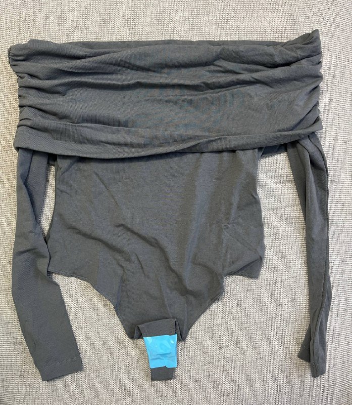 Кожаная куртка Stradivarius, Боди Asos Design 8