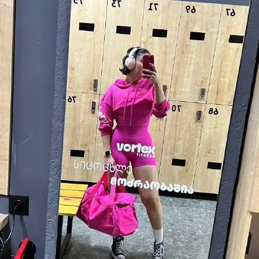 Pink gym bag