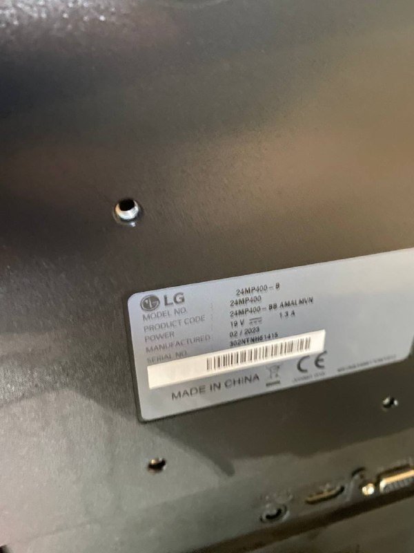 Монитор LG 24MP400 2