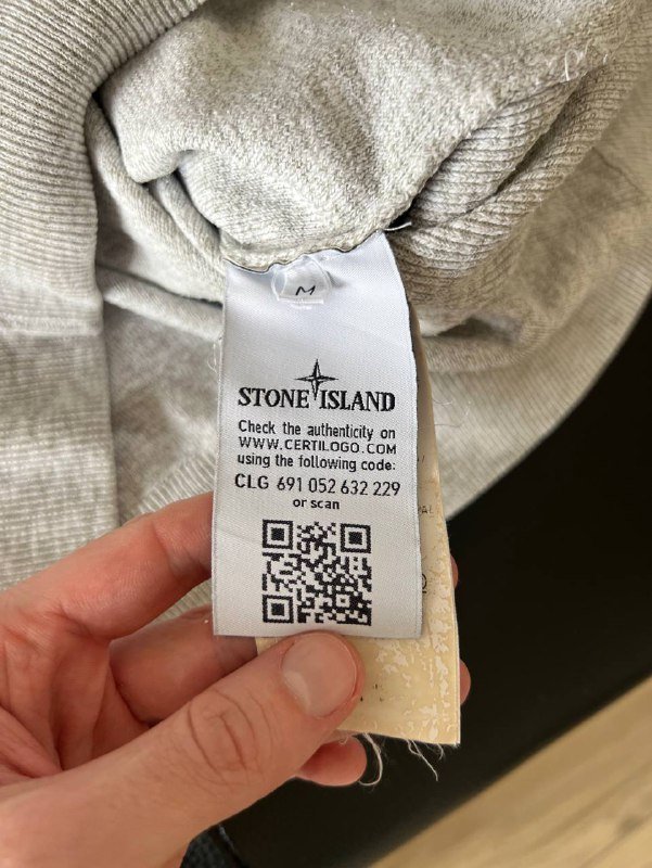 STONE ISLAND COTTON NYLON ROSATO CREW NECK KNIT 2