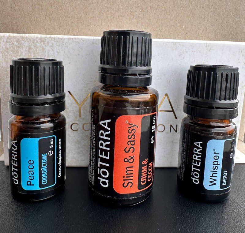 Эфирное масло doTerra Peace, Slim&Sassy, Whisper