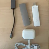 Google TV Streamer 4K, AirPods Pro 1st Gen, Xiaomi WiFi+ усилитель, USB-C HDMI адаптер, USB-C MacBook хаб 2