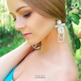 Серьги White 6