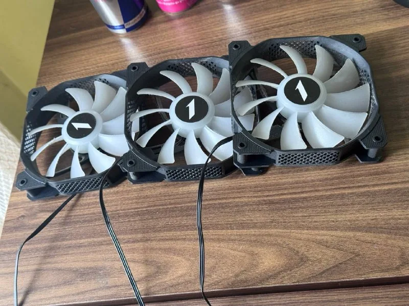 Башенное охлаждение для процессора, 3 RGB кулера 1