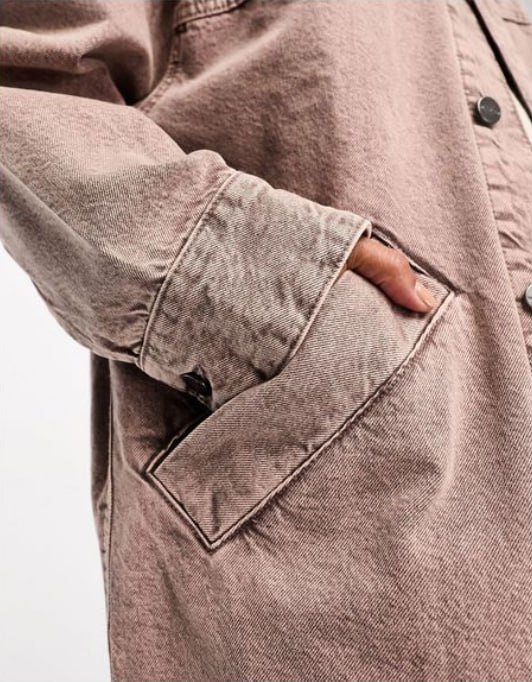 Женское длинное джинсовое пальто WAVEN 4