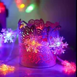 Новогодние гирлянды-снежинки 7
