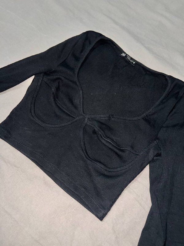 Топ с длинными рукавами Zara, размер M