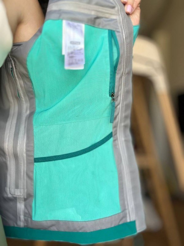 Куртка Decathlon мембрана женская S/M бирюзовая 5