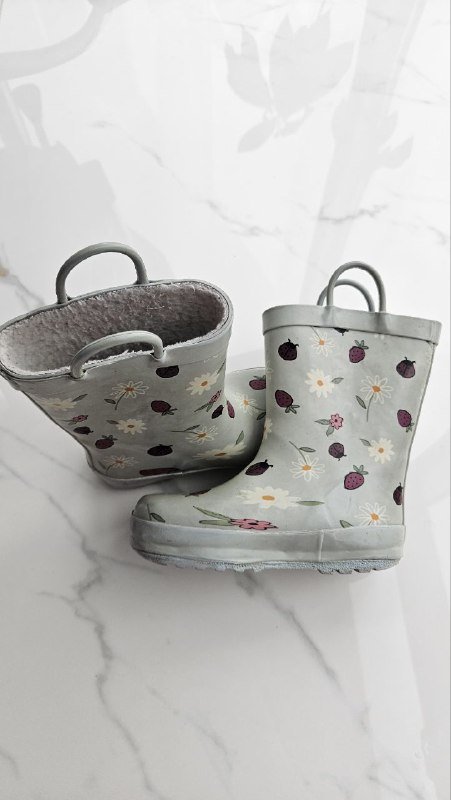 детские резиновые сапоги с утеплением размер 27