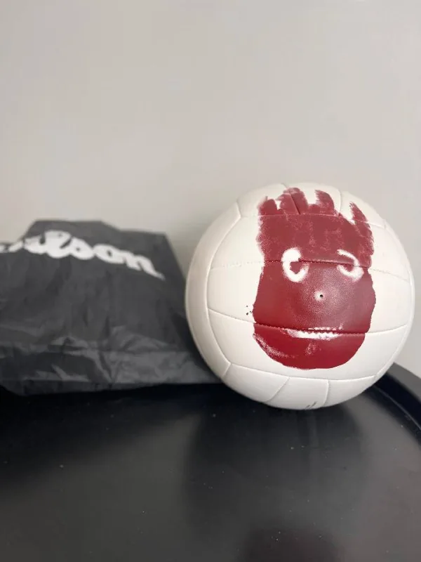 Новый волейбольный мяч Wilson с лицом Уилсона 1