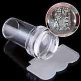 Nail tips, dual forms, lamp, glitter and stamping set 8