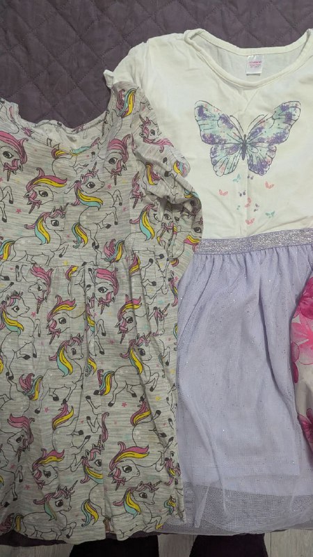 Детские вещи: кофточка, платья, ветровка 2