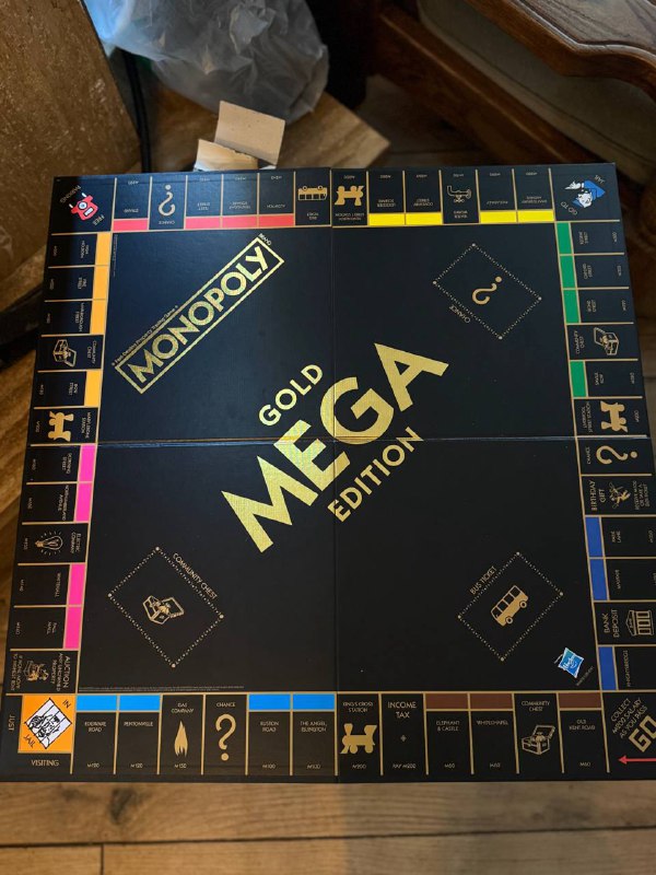 Настольная игра Монополия Gold Mega Edition 3
