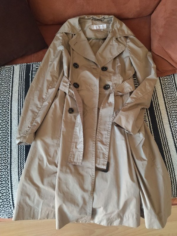 Бежевый трэнч Zara