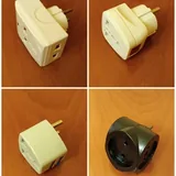 Дублёнка, куртка, кофейный сервиз, блендер, утюг, кабели 6