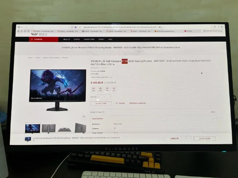 OLED монитор 27 дюймов