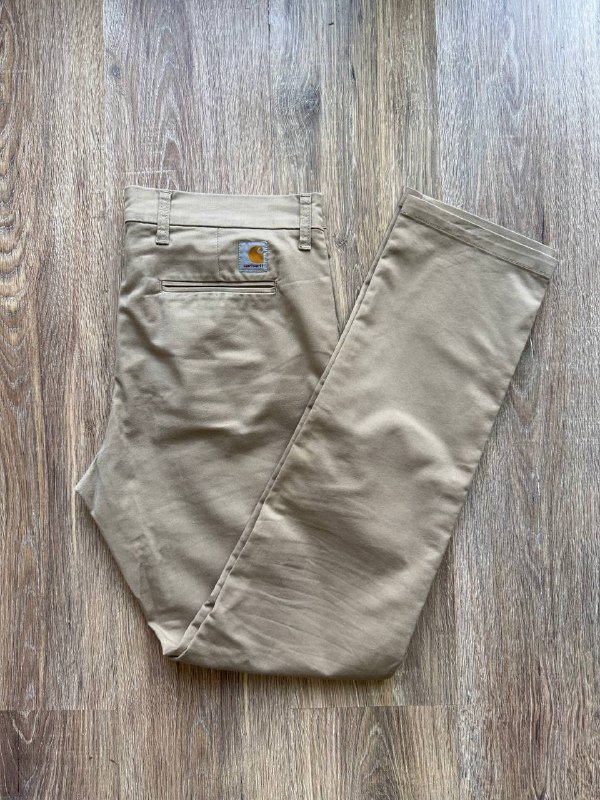 Джинсы Stone Island, Carhartt хаки, Carhartt серые, Carhartt Sid Pant, Carhartt рыжие с вставками 4