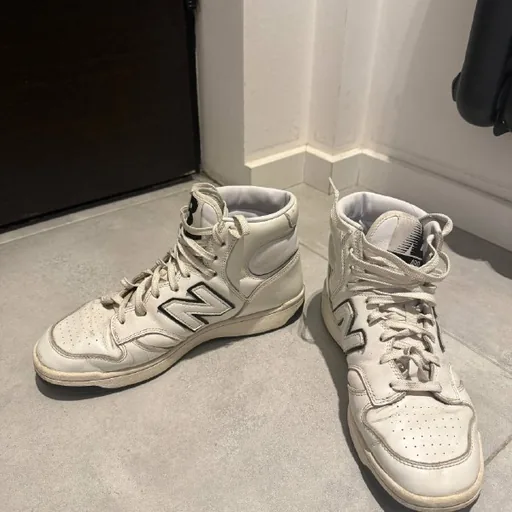 Кроссовки New Balance, белые и черные