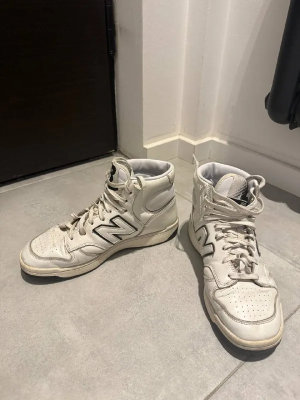 Кроссовки New Balance, белые и черные 1