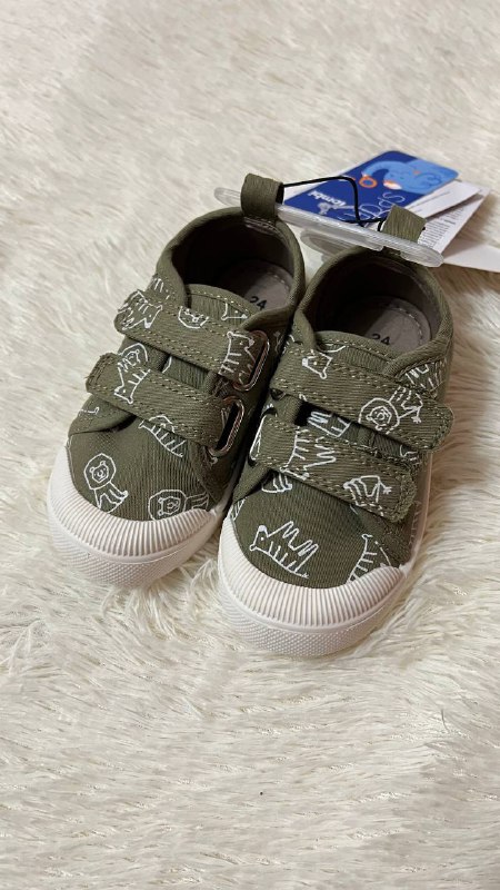 Детские кеды новые коричневые и зеленые 4