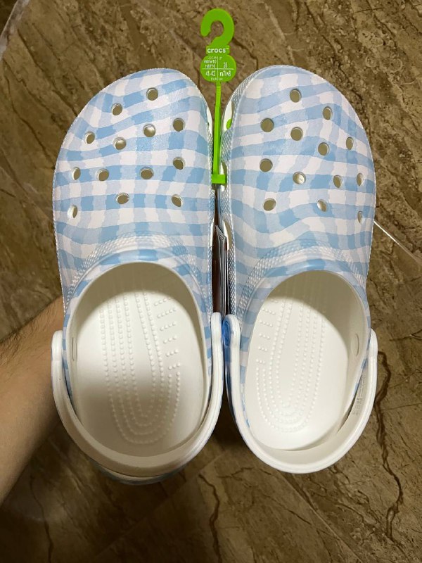 Crocs Classic Gingham Clog — лимитированная модель (унисекс) 2