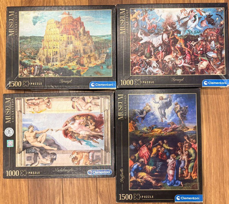 Пазлы Museum Collection 1000 и 1500 pcs