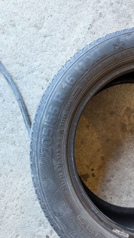 Зимние покрышки Semperit 205/55/16 2 шт 4