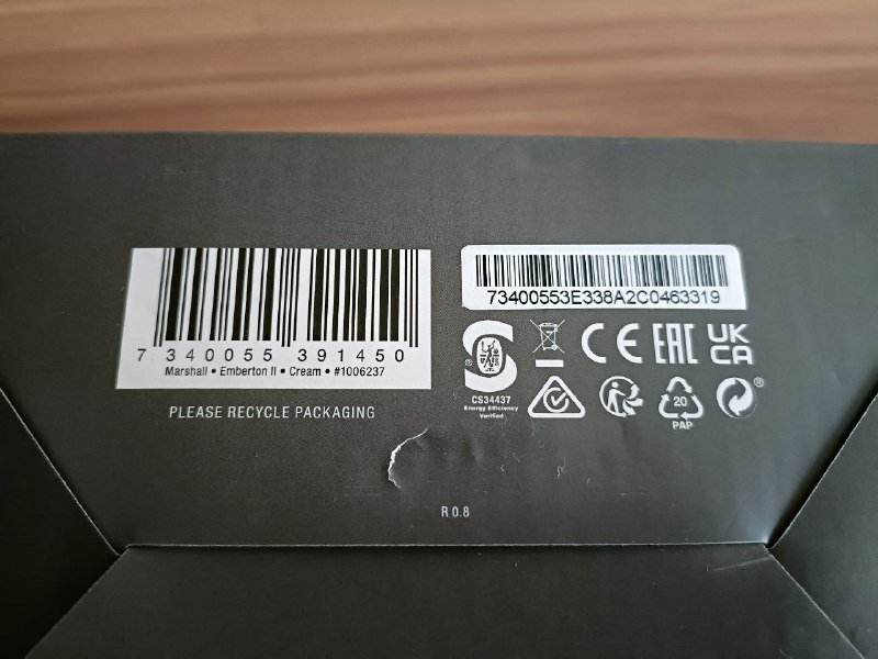 Колонка Marshall Emberton 2 бежевая 4