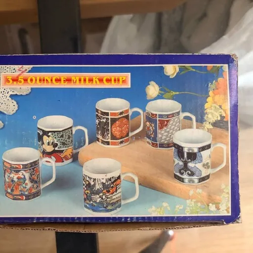 Set of ceramic espresso cups