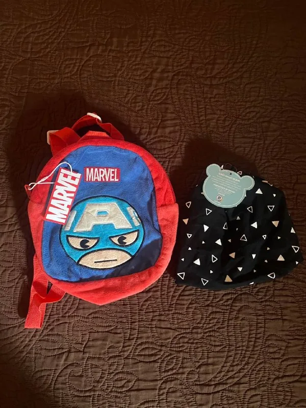 Рюкзак Marvel и детская шапка