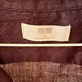 Черное платье Benetton, льняная рубашка Uniqlo 4
