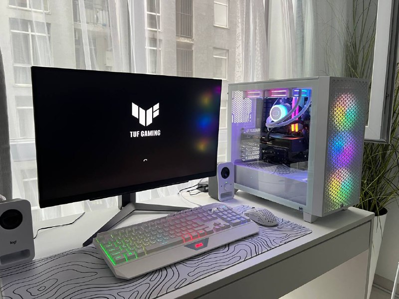 Игровой компьютер AMD Ryzen 7 7700X, монитор LG 27" Nano IPS