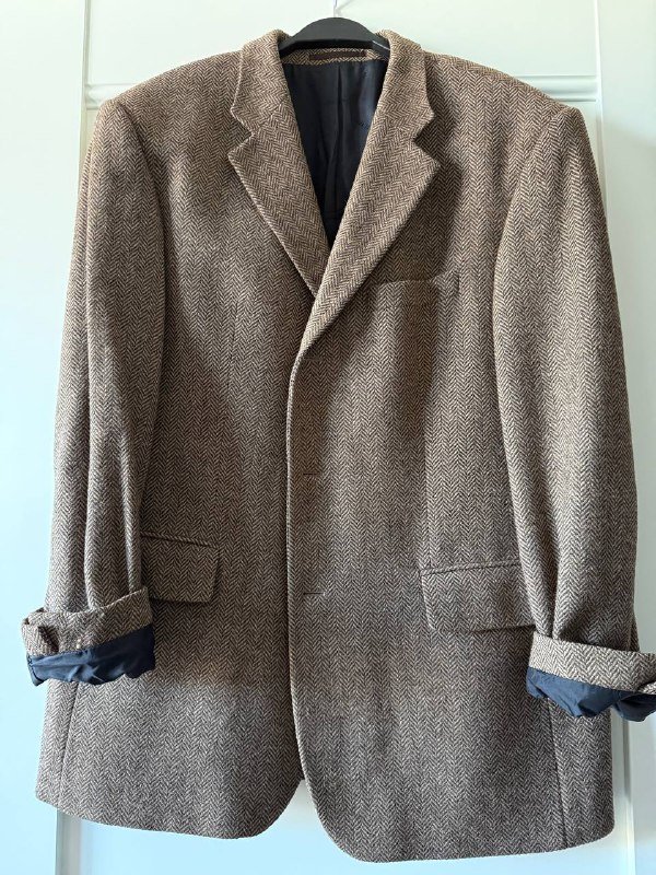 Пиджак из 100% шерсти оверсайз L-XL