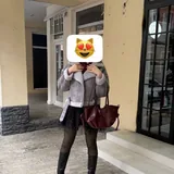 Джинсы HM, серая дублёнка 2