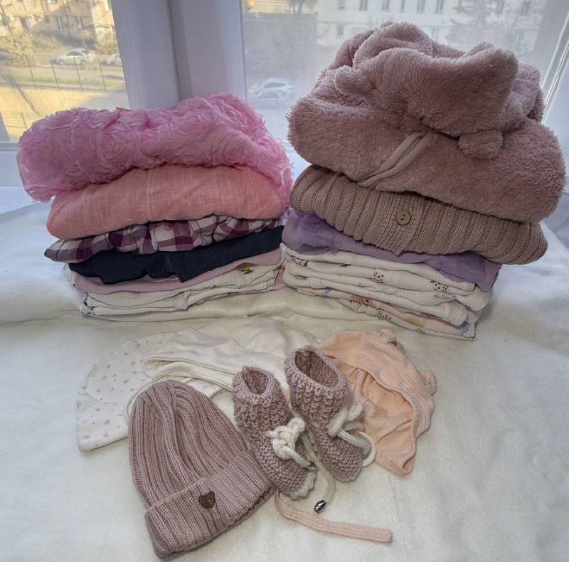 Вещи на девочку 62-68 размер пакетом