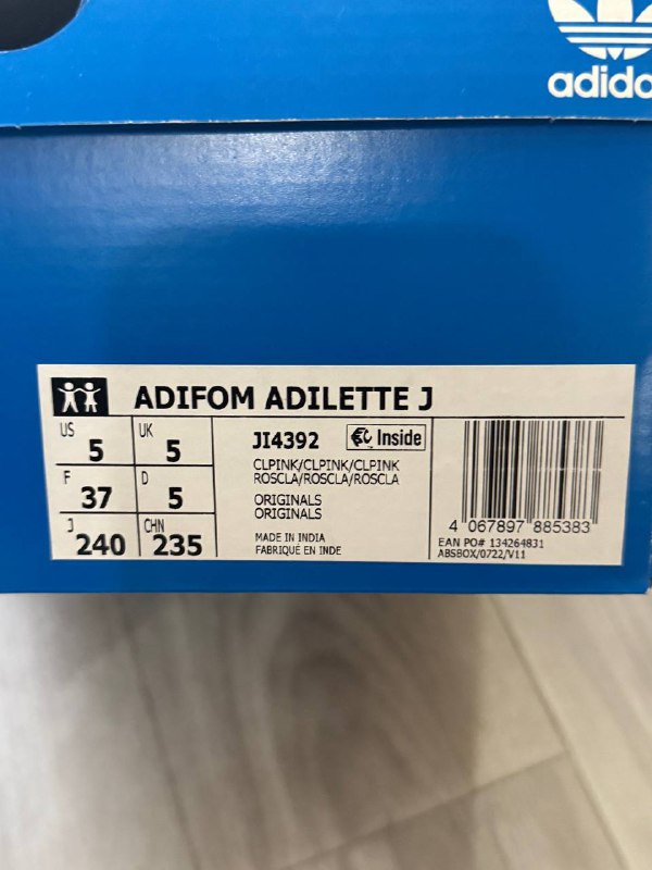 Женские сандалии Adidas розовые 4