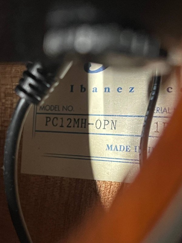 акустическая гитара Ibanez PC12MH-OPN с эффектами 6