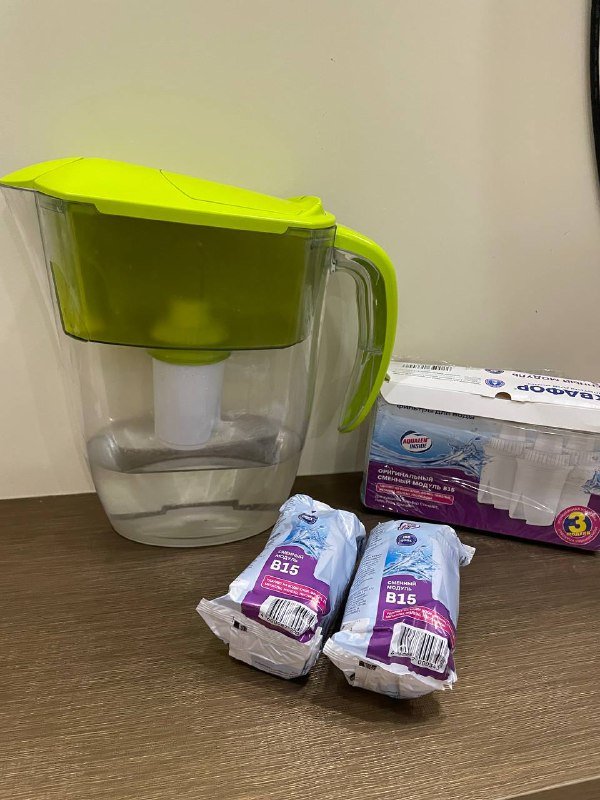 Кувшин фильтр с двумя сменными фильтрами